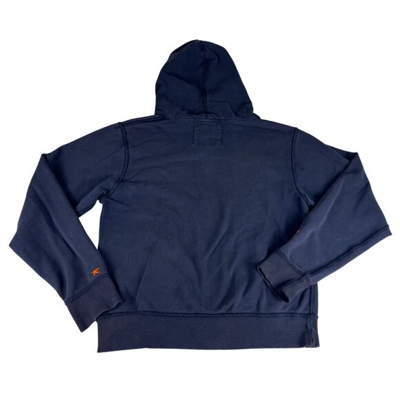 Auburn University Tigers Sweatshirt Men's M Blue Orange Distressed Embroidered - Picture 10 of 15